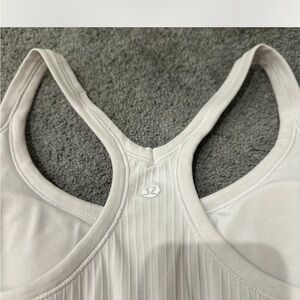 lululemon athletica Cream Sports Bra